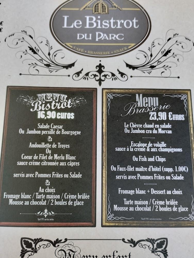 Bistrot du Parc - Menu Image 3